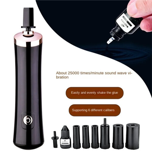 Glue Shaker for Eyelash Extensions,Lacquer Shaker,Rechargeable Shaker  Saving Handsfree Tool 2