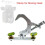 Folding Clamp for LED Moving  Light - Truss Mount Hooks for Stage Lighting 4
