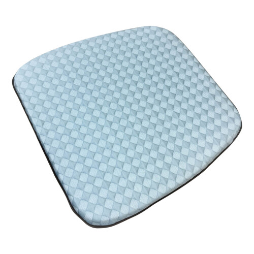 Blauw antislip stoelkussen 17x16 inch 1