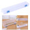 Caja rectangular transparente para guardar pinceles con tapa abatible. 2