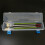 Caja de almacenamiento rectangular transparente con tapa abatible (1 unidad) 4
