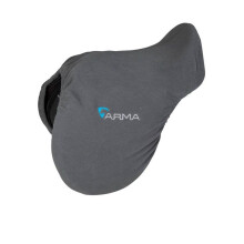 (14in - 16.5in, Grey) ARMA Fleece Horse Saddle Cover