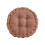 Brun polyester meditationspude med randsyet kant 2