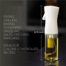 Advanced Oil Sprayer: Continuous with Portion Control for Cooking, Salads, BBQs - Glass Bottle