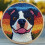 Κιτ βελόνας γροθιάς Pitbull & Sunset Design 20x20cm 1