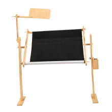 Broderistativ Træ Justerbar Korsstingsramme Beige