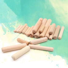 200 píosa Dowels Adhmaid Chrua 3x0.6x0.6cm