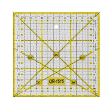 6" x 6" Acryl-Quiltlineal – 1 Stück