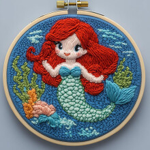 Nålkit för nybörjare – Sjöflickdesign, 20x20cm