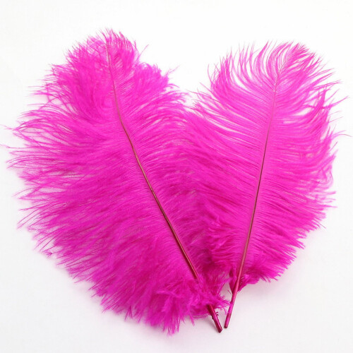Plumas decorativas de penas de avestruz, 32 cm