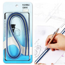 Riglă flexibilă pentru curbe, instrument de măsurare flexibil de 30 cm