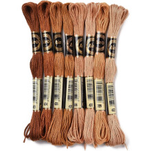 8 nystan polyester broderigarn 0,5 mm 8 m per nystan