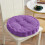 Lilla polyester meditationspude med randsyet kant 1