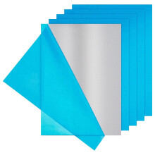 10 Stück 5x7 Zoll gebürstete Aluminiumbleche 0,6 mm