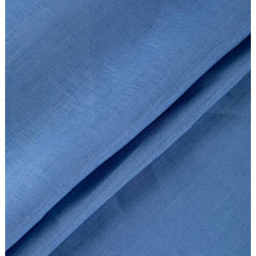 100 % linstoff kongeblått 140 cm bredt