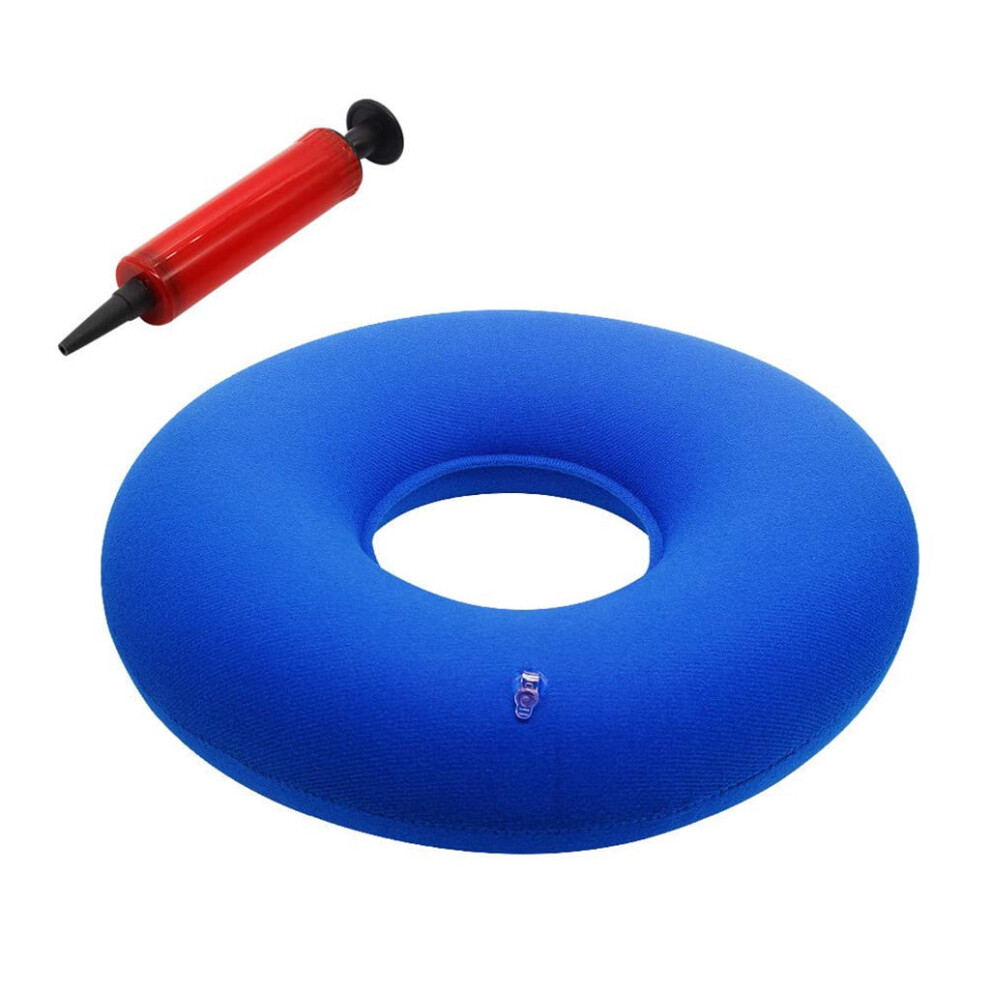 Inflatable Donut Cushion with Pump â Lumbar & Pelvic