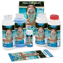 POOL STARTER KIT WATER TREATMENT CLEANING TUB CHLORINE GRANULES FOR POOL
