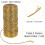 Corda Snáithe Miotalach Snáithe Tinsel Óir Airgid 1.5mm 2