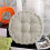 Randsyet polyester cirkel siddepude til meditation & 4
