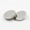 KALLORY 20 stk. flate runde metallknapper, sinklegering, 2,5 cm 2