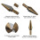 Cobalt Multiple Hole Step Drill Set Tools Aluminum Case. Metal Hole Cutter Core Cone Drilling Tools Set 4