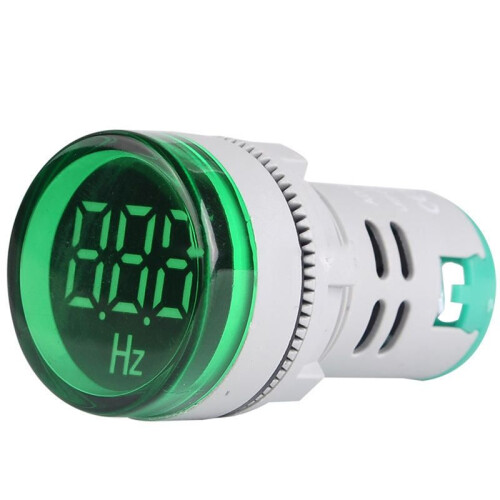 Round LED Voltage Meter Indicator AC 12-500V, Digital Display Voltmeter for Home or Industrial Use 3PCS 1