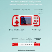 A12 Retro Game Console Built-in 666 Classic Games 3.0inch Screen HiFi Speakers 3D Joystick Handheld Game Console B