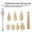Heat-Set Insert Tips for TS100/101 Soldering Irons M2, M2.5, M3, M4, M5, M6, M8 Threaded Inserts Tool 5