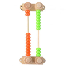 Busy Board Abacus for Kids: Enhance Motor Skills with DIY Double Row Brain Development Accessories