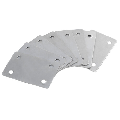 60mm x 38mm Flat Repair Mending Plate Joining Bracket Support 8pcs 2