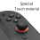 For   2 NSW2 Game Console Neo Grip  Thumb Grip Joystick Cap with Replaceable Grip Protective Case 5
