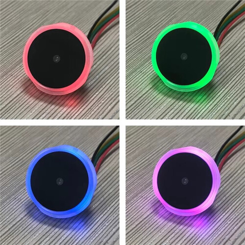 GM60-S UART Round Small Ring Indicator Light LED Controlled 1D/QR/2D Bar Code Scanner QR Code Barcode Scanner Module 2