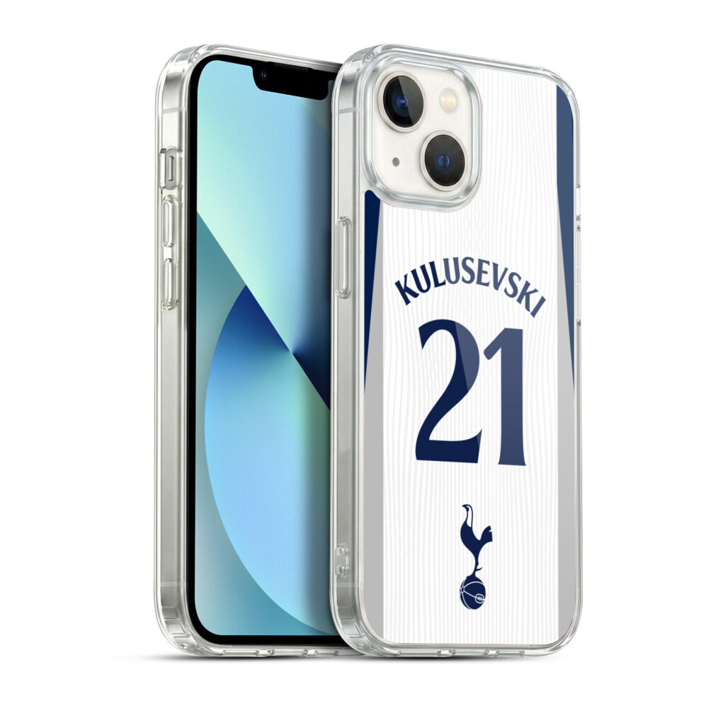 Head Case Designs Officially Licensed Tottenham Hotspur F.c. 2025/26 Players Home Kit Dejan Kulusevski Soft Gel Case For Apple Iphone 13 5057546938590