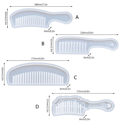 Silikon-Schmuckform – 3- oder 4-teiliges Set 2