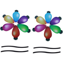 2 Sets Weihnachts-Hirsch-Autoaufkleber mit reflektierenden Magneten, kreative Autodekorationen für den Außenbereich