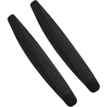 2-teiliger Stoßstangenschutzstreifen mit Carbonfaser-Textur für vorne und hinten, kratzfest, aus PVC.