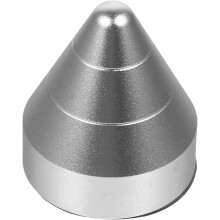 Universeller Heckkegel-Dekorationsstift aus silberner Aluminiumlegierung für die hintere Stoßstange