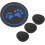 Car Cup Holder Limiter Insert Silicone Set Universal Shock-Absorbing Cup Stabilizer 1