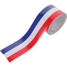 Universelle französische Flaggen-Autoaufkleberstreifen, 7,5 cm breit, selbstklebend, Seitenschwellerstreifen, Kfz-Außenzubehör