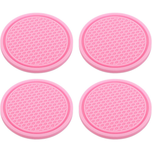4 sottobicchieri per auto, inserti per portabicchieri, sottobicchieri antiscivolo per bevande, accessori per interni auto