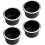 4pcs Car Interior Cup Holders Insert for Vehicle Center Console Cup Holder Upgrade Plastic Base 1
