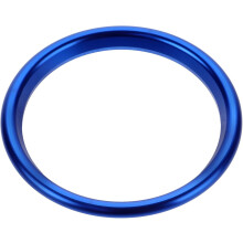 Zierring für Lüftungsschlitze der Klimaanlage im Auto (A3 S3), farbbeständige blaue Außenverkleidung