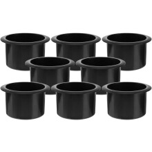 8 Stück Getränkehalter-Einsätze für Sofas in Geschäftsfahrzeugen mit Schlitz, Kunststoff, große Ausführung, 108 mm Breite x 63 mm Höhe