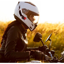 Motorradhelm-Aufkleber 20 x 7,3 cm, Rennsport-Stil, selbstklebend, universeller Tankdeckel