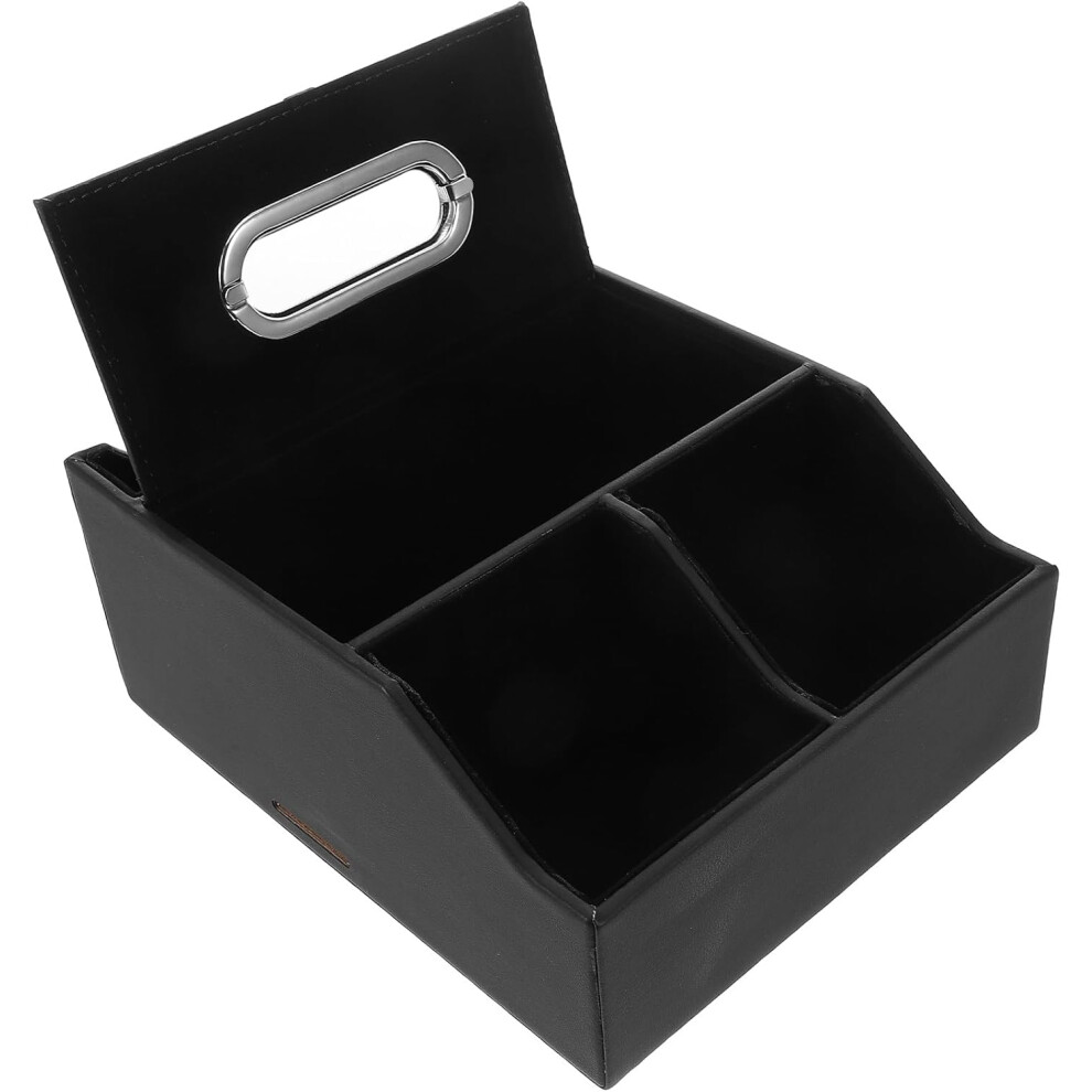 Car Armrest Storage Organizer Multifunctional Tissue Box Holder With Cup Holder 5455468443688