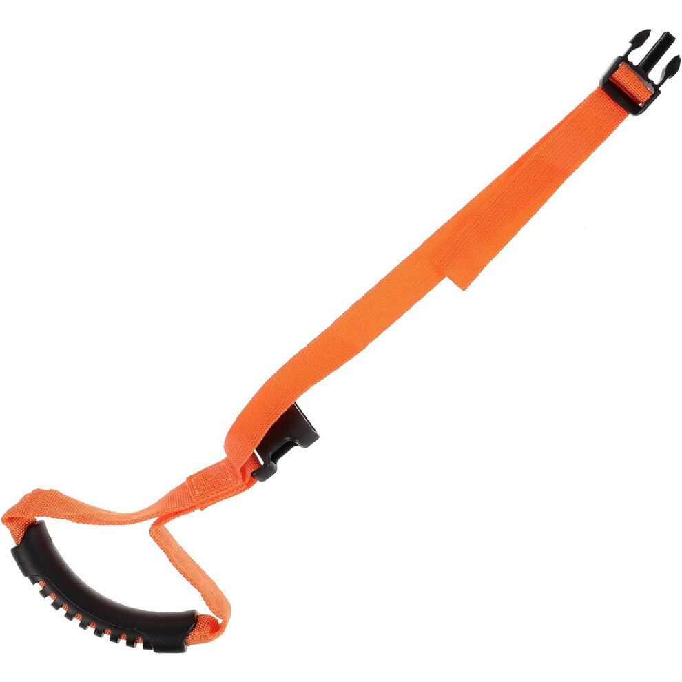 Automotive Car Door Handle For Elderly And Disabled, Portable Vehicle Support Grab Handle With Fabric Grip Orange 5455468441165