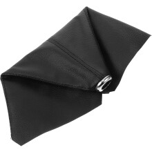 Housse de levier de vitesse universelle en cuir PU pour voiture à transmission manuelle, robuste et antidérapante.