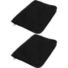 2er-Pack Auto-Dokumentenaufbewahrungstasche, Autopapier-Organizer, Versicherungskartenhalter, Schwarz