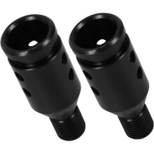 2 stk. gjenget girspakadapter for manuell girspak, girspakholder i aluminiumslegering i svart