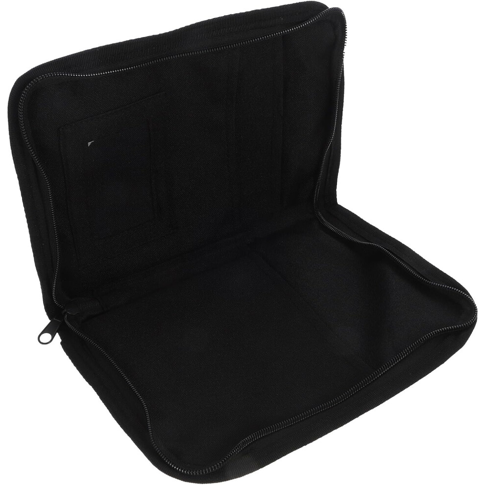 Car Oxford Cloth Multi-Pocket Document Storage Pouch Vehicle Owners Manual Case Pen Holder Portable Glove Box Black 5455468444050